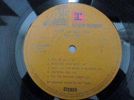 Neil Young After the Gold Rush Japan Rare LP OBI