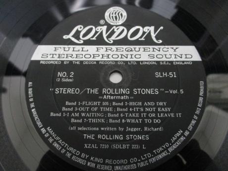 Rolling Stones Aftermath ~ Vol. 5 Japan Orig. LP DIF
