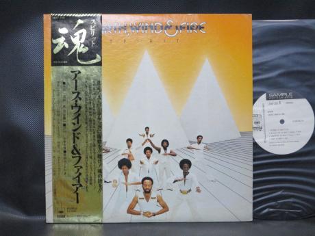Earth Wind & Fire Spirit Japan PROMO LP OBI WHITE LABEL