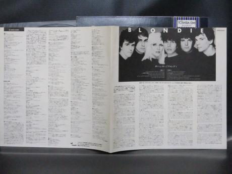 Blondie The Hunter Japan Orig. PROMO LP OBI WHITE LABEL