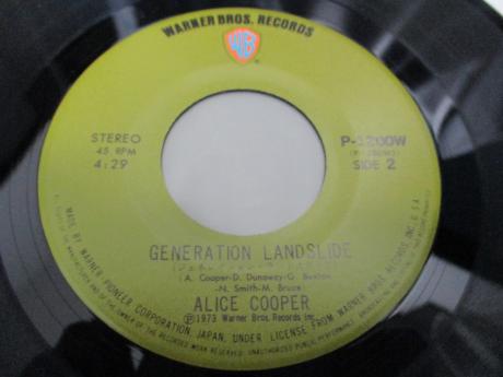 Alice Cooper Hello Hooray Japan Orig. 7" RARE PS