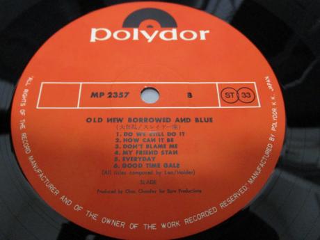 Slade Old New Borrowed and Blue Japan Orig. LP OBI