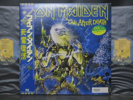 Iron Maiden Live After Death Japan Orig. 2LP OBI