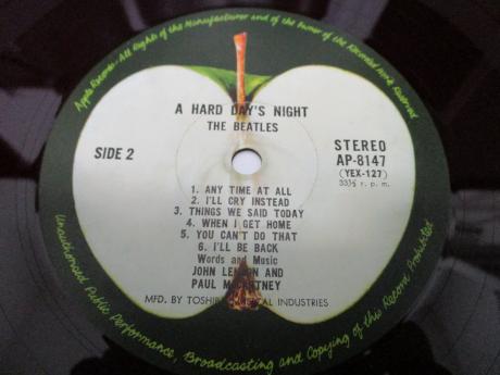 Beatles A Hard Day's Night Japan Apple 1st Press LP DIF RED WAX