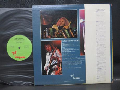 Robin Trower Live ! Japan Orig. LP OBI RARE POSTER