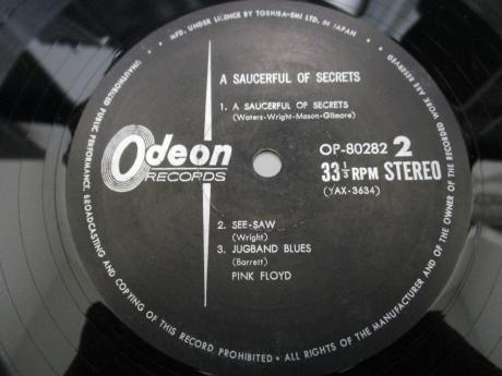 Pink Floyd A Saucerful of Secrets Japan Early Press LP PINK OBI DIF