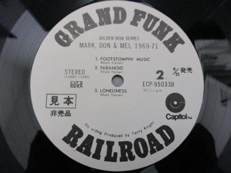 Grand Funk Railroad Mark Don & Mel 1969 - 1971 Japan PROMO 2LP OBI COMPLETE