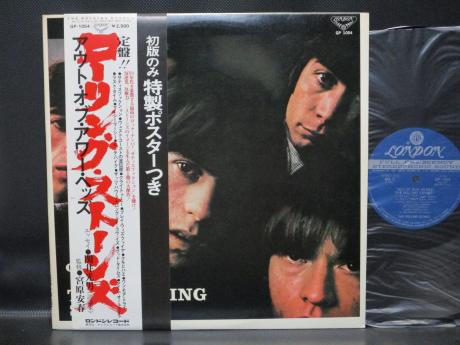 Rolling Stones Out of Our Heads Japan PROMO LP OBI POSTER