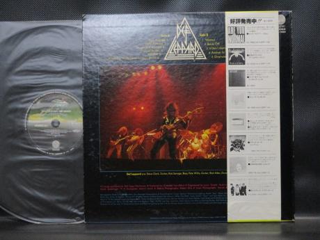 Def Leppard On Through the Night Japan Orig. LP OBI
