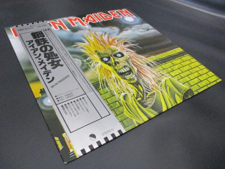 Iron Maiden 1st Same Title Japan Orig. LP OBI