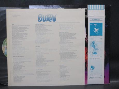 Deep Purple Burn Japan Rare LP OBI INSERT