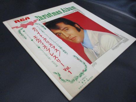Elvis Presley Christmas Album Japan Rare LP WHITE OBI G/F DIF