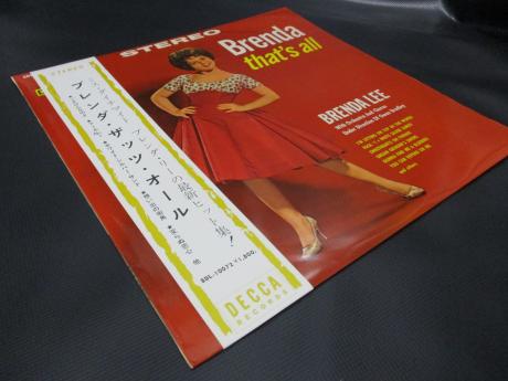 Brenda Lee That's All Japan Orig. LP OBI F/B COVER