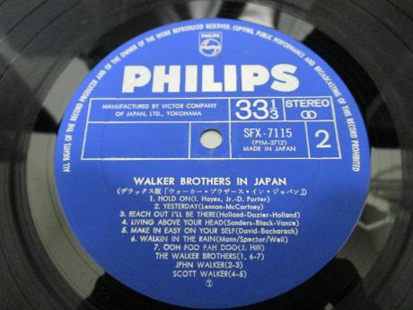 Scott Walker Walker Brothers In Japan Only Live LP G/F