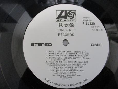 Foreigner Records Japan Orig. PROMO LP OBI WHITE LABEL