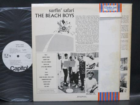 Beach Boys Surfin' Safari Japan PROMO LP OBI WHITE LABEL