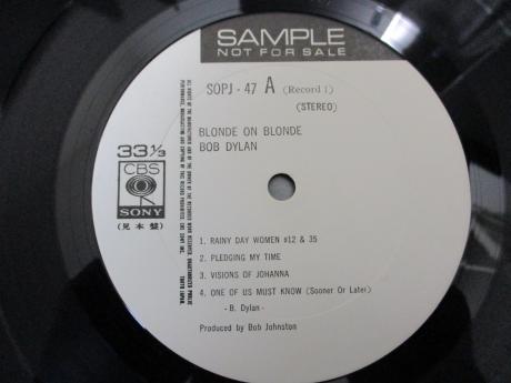 Bob Dylan Blonde On Blonde Japan PROMO 2LP WHITE LABELS