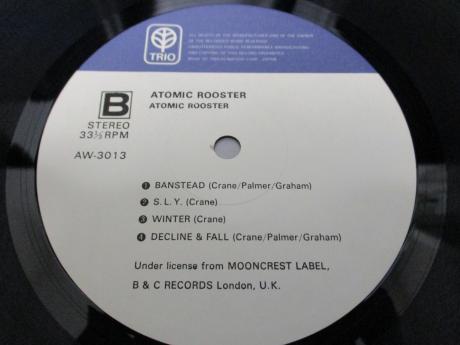 Atomic Rooster 1st S/T Same Title Japan Rare LP OBI