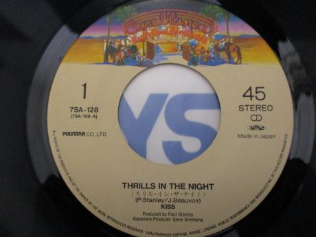 Kiss Thrills in the Night Japan Orig. 7" RARE PS