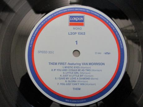 Them featuring Van Morrison First Japan Rare LP RED OBI