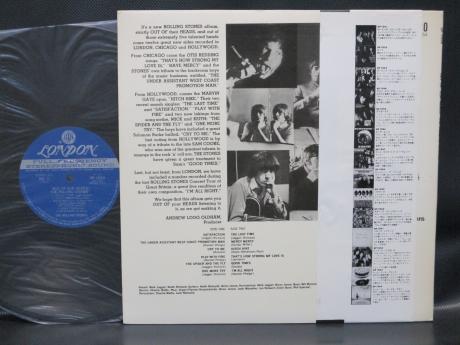 Rolling Stones Out of Our Heads Japan PROMO LP OBI POSTER