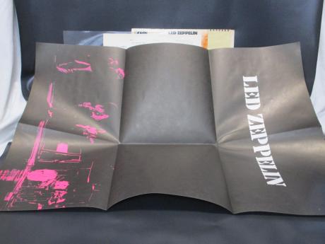Led Zeppelin 1st Same Title Japan Rare LP OBI BIG POSTER