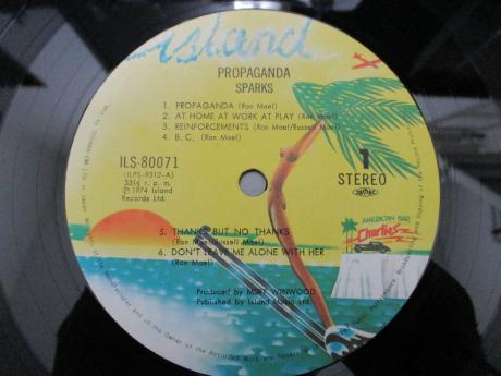 Sparks Propaganda Japan Orig. LP OBI INSERT