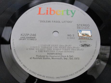 Hawkwind Dolemi Fasol Latido Japan Rare LP OBI