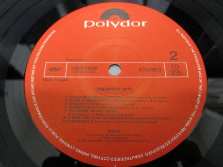 ABBA Greatest Hits Japan Polydor ED LP PURPLE & WHITE OBI