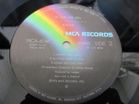 Budgie In For The Kill! Japan Orig. LP OBI DIF