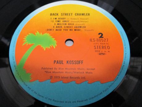 Free Paul Koss Back Street Crawler Japan Early LP