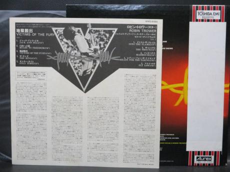 Robin Trower Victims of the Fury Japan Orig. LP OBI INSERT