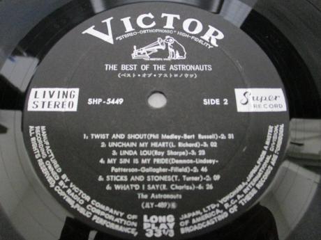 Astronauts Best of Japan Orig. LP OBI F/B COVER 1960's