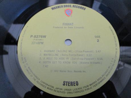 Savoy Brown Foghat 1st Same Title Japan Orig. LP OBI