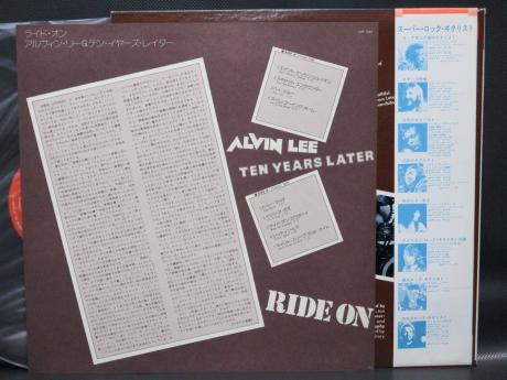 Alvin Lee & Ten Years Later Ride On Japan Orig. LP OBI