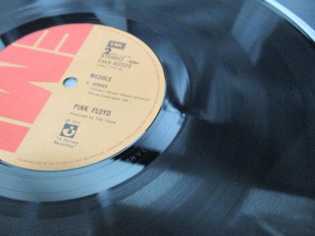 Pink Floyd Meddle Japan EMI LP WHITE OBI BOOKLET