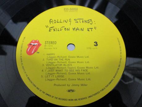Rolling Stones Exile Main St Japan EMI 2LP OBI