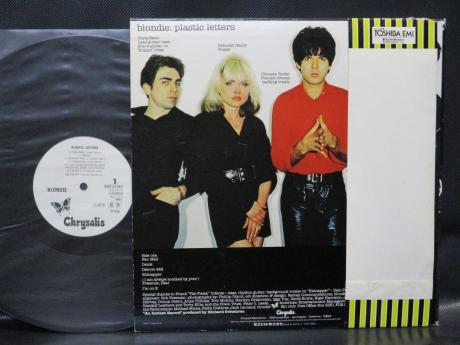 Blondie Plastic Letters Japan PROMO LP OBI PIN-UP
