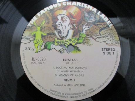 Genesis Trespass Japan Rare LP RED & WHITE OBI DIF