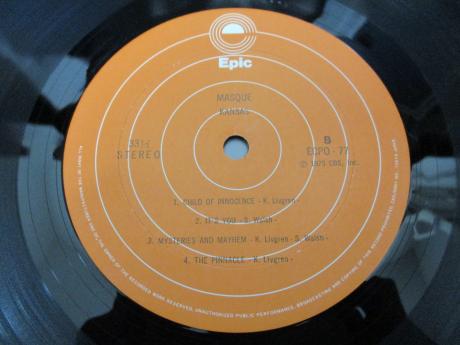 Kansas Masque Japan Orig. LP OBI INSERT