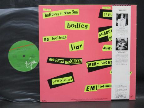 Sex Pistols Never Mind the Bollocks Japan Virgin ED LP OBI