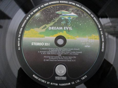 DIO Dream Evil Japan Orig. LP OBI INSERT