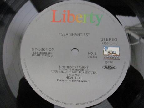 High Tide Sea Shanties Japan PROMO ONLY LP DIF