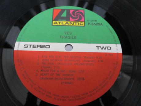 YES Fragile Japan 10th Anniv LTD LP OBI COMPLETE