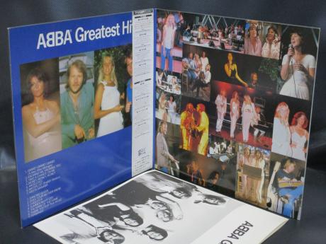 ABBA Greatest Hits Japan Polydor ED LP PURPLE & WHITE OBI
