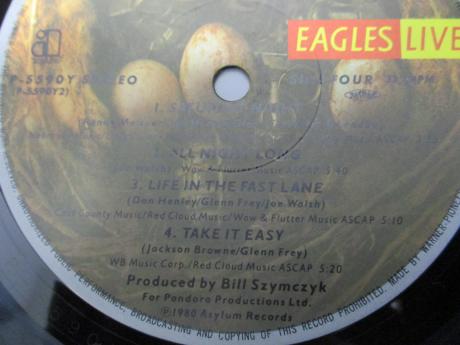 Eagles Live Japan Orig. 2LP OBI POSTER COMPLETE