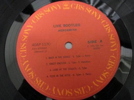 Aerosmith Live Bootleg Japan Orig. 2LP RARE POSTER