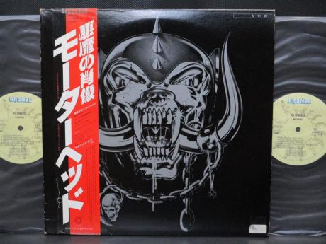 Records : Motorhead No Remorse Japan OBI INSERT Used Japanese Press Vinyl Records For Sale