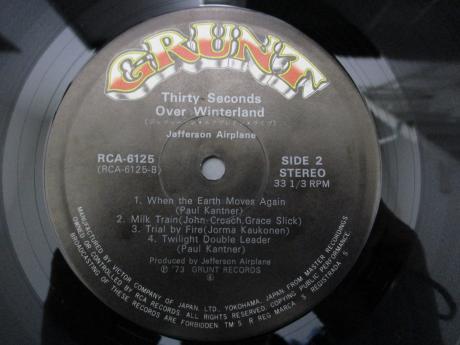 Jefferson Airplane Thirty Seconds Over Winterland Japan LP OBI