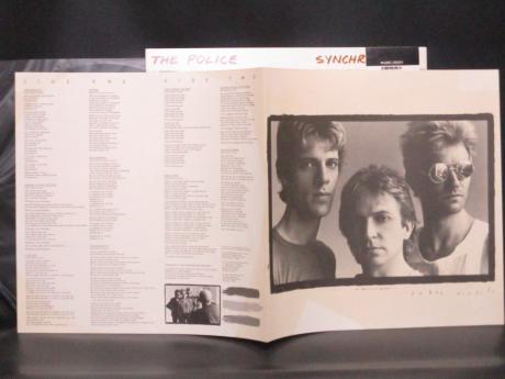 Police Synchronicity Japan Orig. LP OBI INSERT